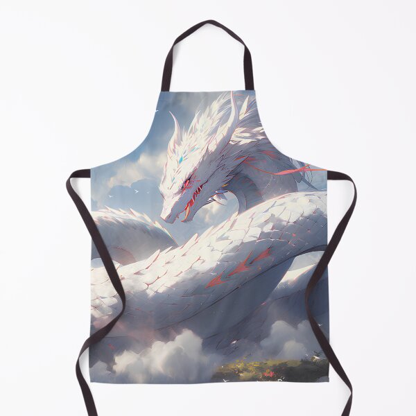 Item preview, Transcendent Serpent: Majestic White Dragon Soaring in the Sky designed and sold by Wylveragon.