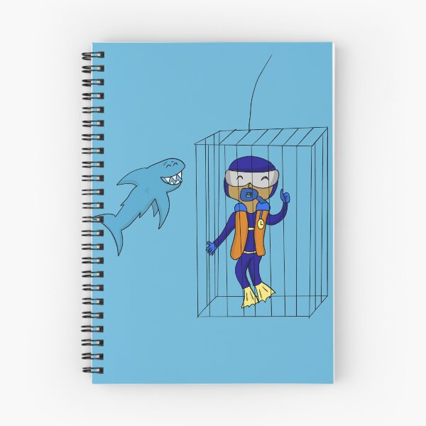 Item preview, Diving with Friendly Sharks designed and sold by blue-planet-art.