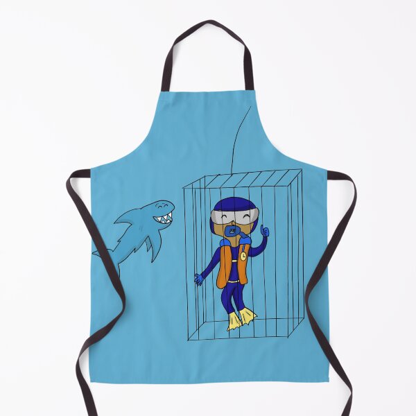 Item preview, Diving with Friendly Sharks designed and sold by blue-planet-art.