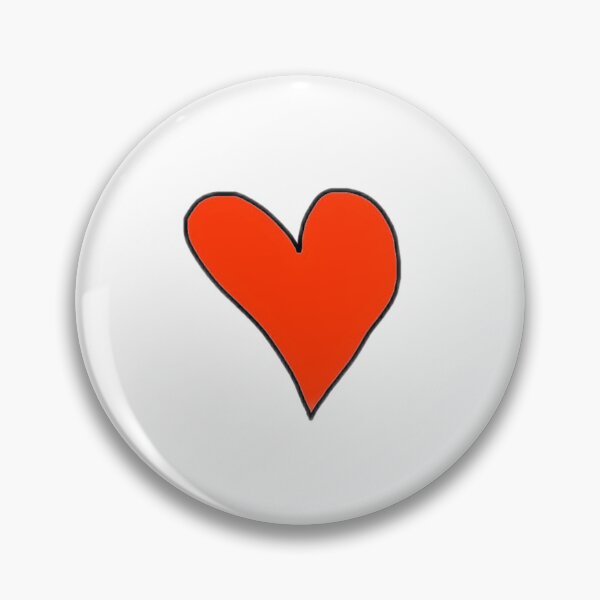 Item preview, Bright Orange Heart designed and sold by BejeweledJules.
