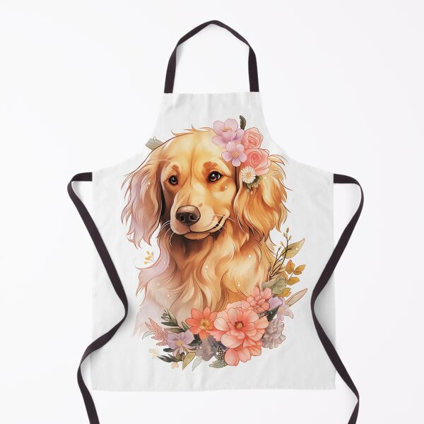 Item preview, Floral Cockerspaniel Watercolor Sticker designed and sold by Sakura-Inu-Love.