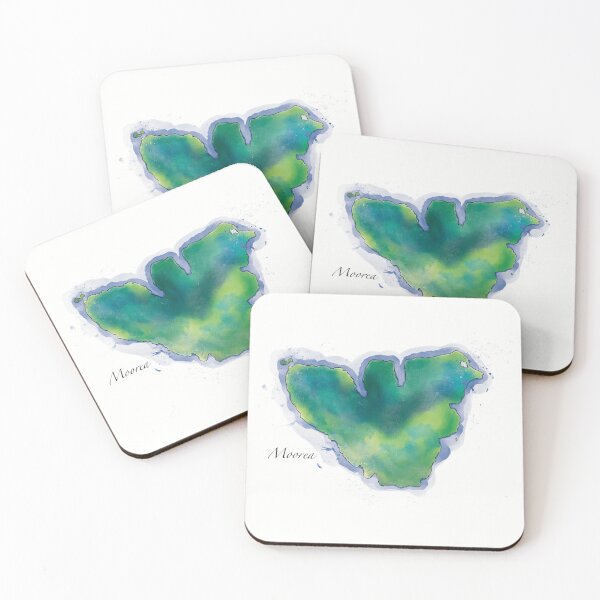 Item preview, Moorea watercolor designed and sold by oravaart.