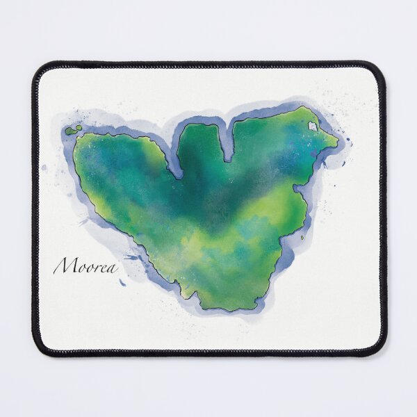Item preview, Moorea watercolor designed and sold by oravaart.