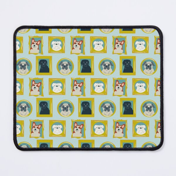 Item preview, Framed Puppy Portraits Pattern designed and sold by beestonestudio.