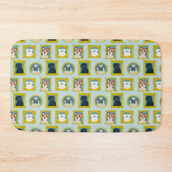 Item preview, Framed Puppy Portraits Pattern designed and sold by beestonestudio.
