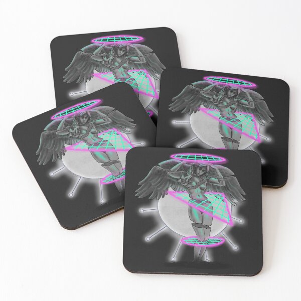 Item preview, Vaporwave Fallen Angel designed and sold by art-by-byteclub.