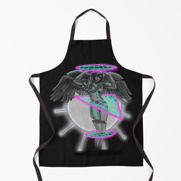 Aperçu de l'œuvre Ange déchu Vaporwave créée et vendue par art-by-byteclub.