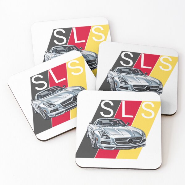 Item preview, Mercedes Benz SLS with Germany flag  designed and sold by Auto   apparel.
