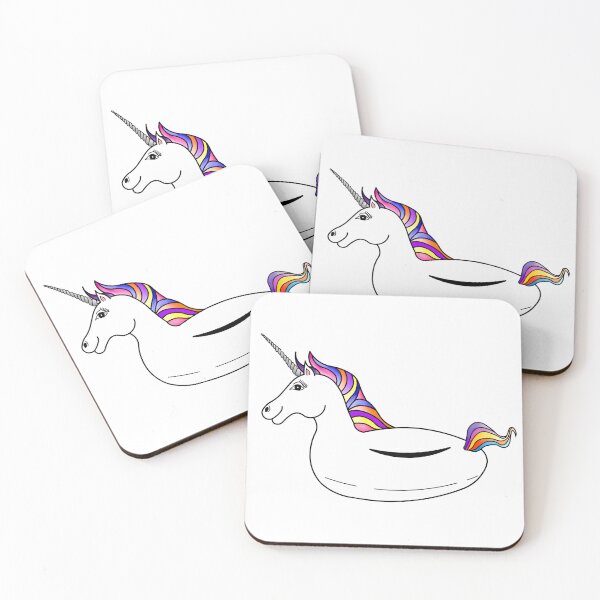 Item preview, Unicorn Float with Rainbow Mane and Tail designed and sold by MelindaLedsome.