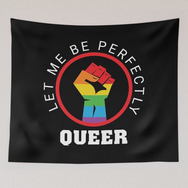 Item preview, QUEER RAINBOW PRIDE FIST  designed and sold by U-mule.