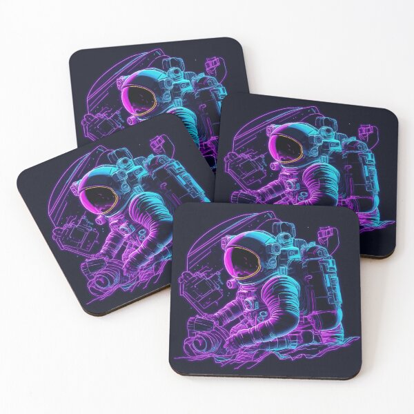 Item preview, Neon astronaut designed and sold by elearah1.