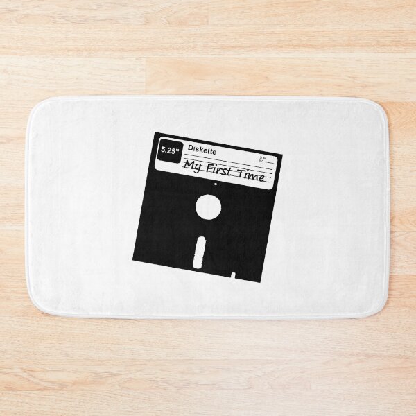 Item preview, My First Time Retro 80s Floppy Disk designed and sold by flippinsg.