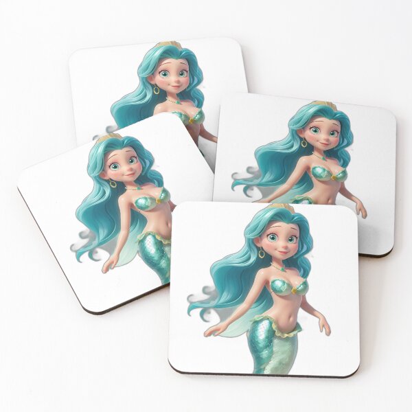 Item preview, Copy of Sirenas Kiddy Litt Mermaid of the Merfolk white designed and sold by SirenasWorld.