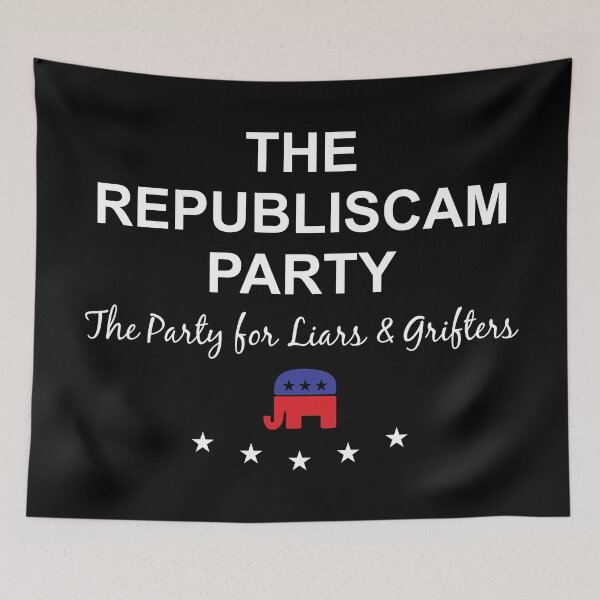 Item preview, The republiscam party white designed and sold by Politics-Corner.