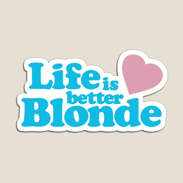 Beauty blond hair brown eye woman | Sticker