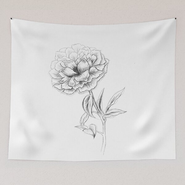 Item preview, beautiful blooming peony designed and sold by Marta Lewandowska.