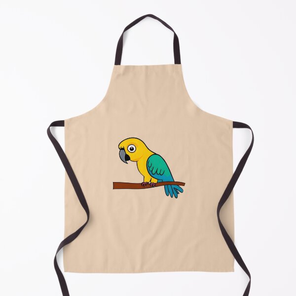 Item preview, cute parrot on a branch designed and sold by GodsOfArt.