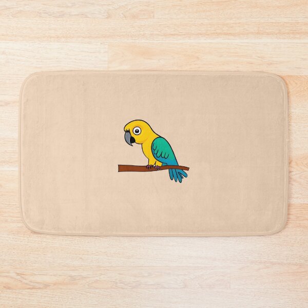 Item preview, cute parrot on a branch designed and sold by GodsOfArt.