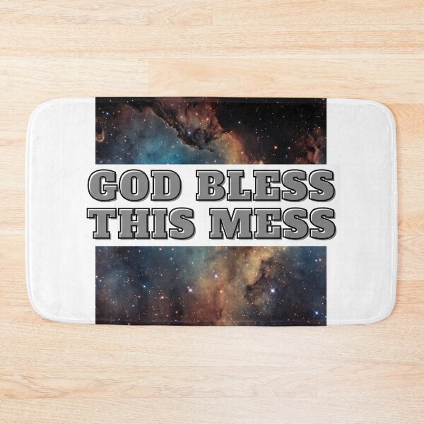Item preview, God Bless This Mess  designed and sold by Jinester.