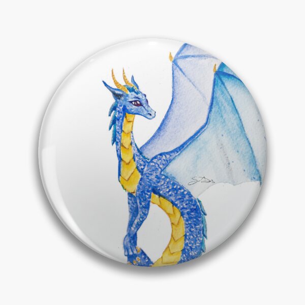 Item preview, Little Blue Dragon with a Yellow Belly designed and sold by ArastanArtistry.