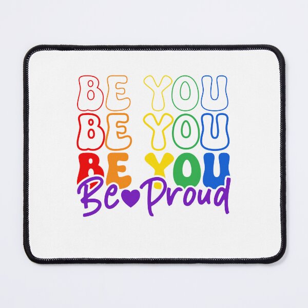 Item preview, Rainbow Be You Be Proud art  designed and sold by U-mule.