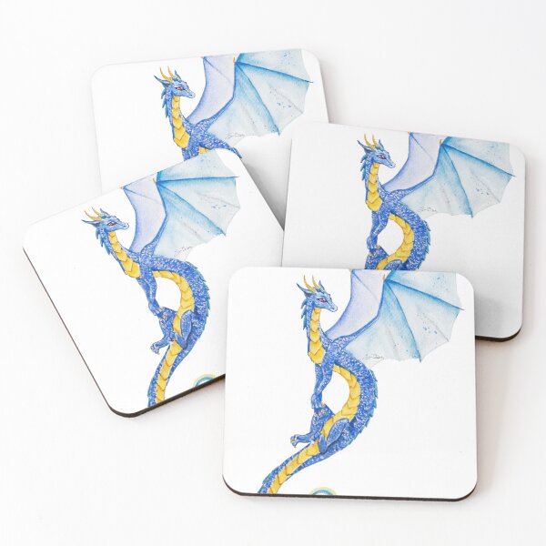 Item preview, Little Blue Dragon with a Yellow Belly designed and sold by ArastanArtistry.