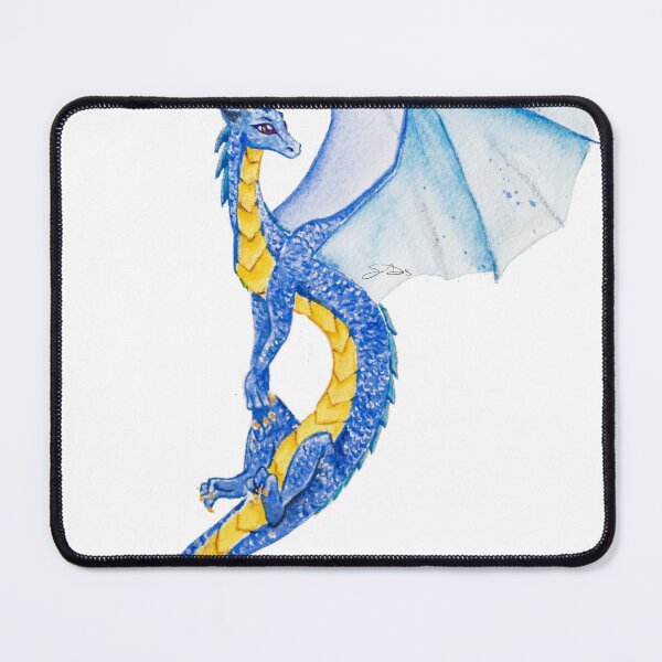 Item preview, Little Blue Dragon with a Yellow Belly designed and sold by ArastanArtistry.