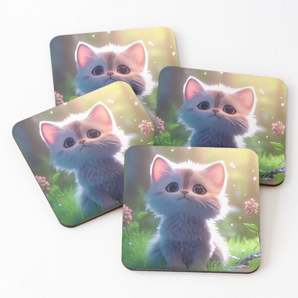 Item preview, Cute Magical Forest Kitty designed and sold by Catageddon.