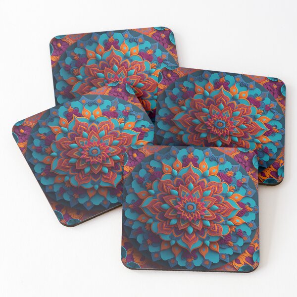 Item preview, Chromatic 3D Mandala Reverie: Exploring the Enigmatic World designed and sold by DesignArtEmpire.
