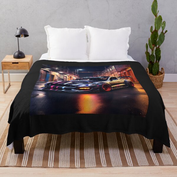Item preview, sleek colorful racecar designed and sold by boldbrushstroke.