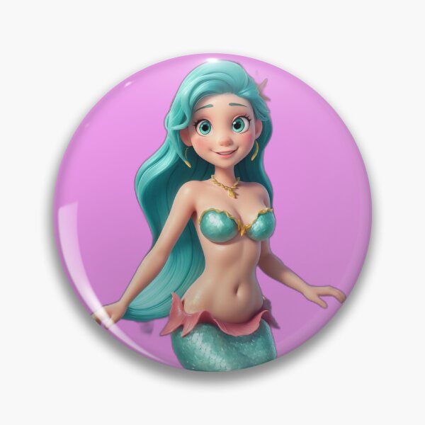 Item preview,  Sirenas Funny Kid Litt Mermaid of the Merfolk on Pink Background designed and sold by SirenasWorld.