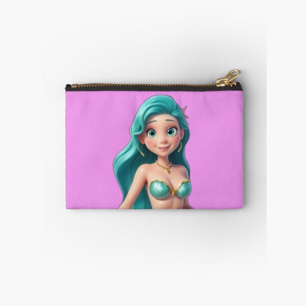 Item preview,  Sirenas Funny Kid Litt Mermaid of the Merfolk on Pink Background designed and sold by SirenasWorld.
