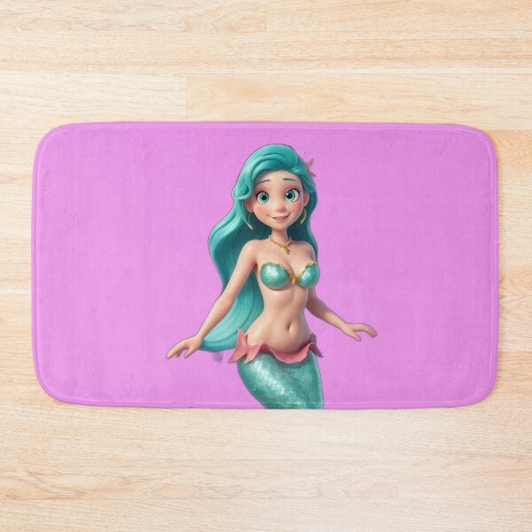 Item preview,  Sirenas Funny Kid Litt Mermaid of the Merfolk on Pink Background designed and sold by SirenasWorld.