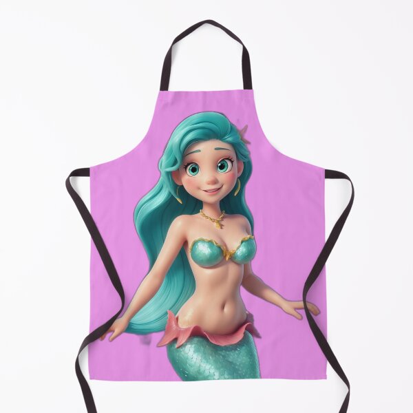 Item preview, Sirenas Funny Kid Litt Mermaid of the Merfolk on Pink Background designed and sold by SirenasWorld.