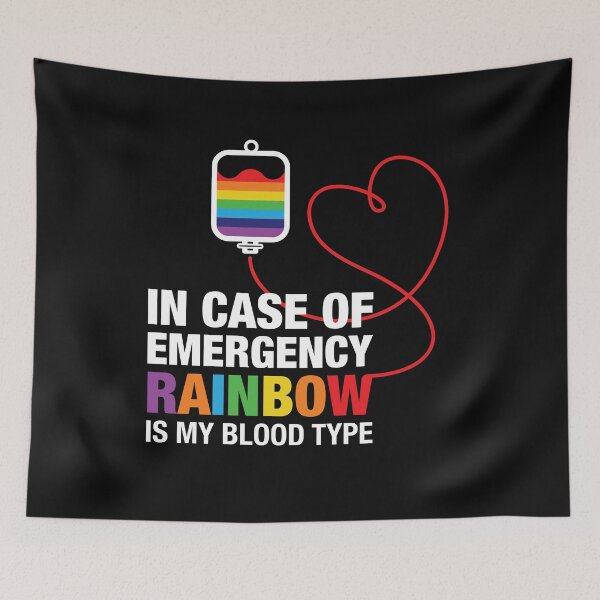 Item preview, Rainbow heart art  designed and sold by U-mule.