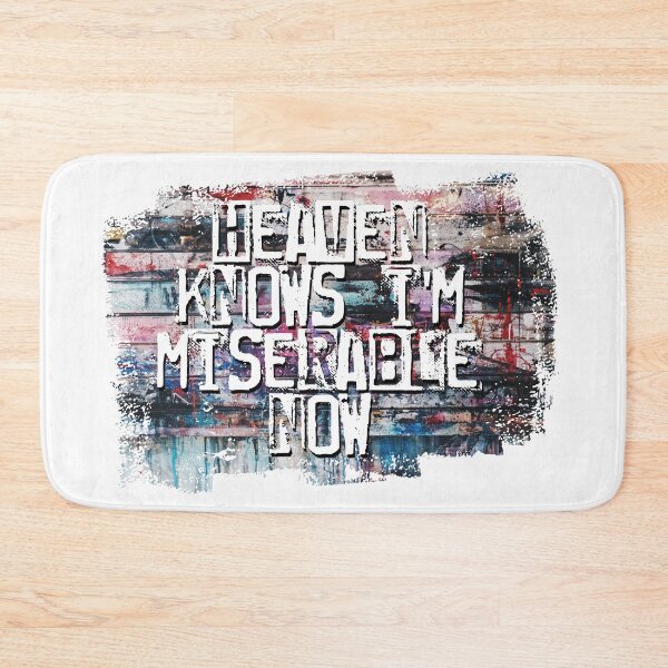 Item preview, Heaven Knows I'm Miserable Now, Graffiti Song Title by The Smiths designed and sold by DefintionArt.