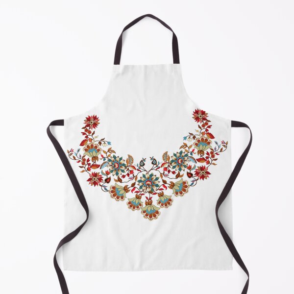 Item preview, Traditional Embroidery Pattern with Beautiful Colorful Flowers designed and sold by Kai Multiverse.