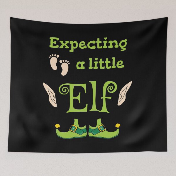 Item preview, Expecting a Little Elf - Cute Pregnancy Announcement designed and sold by Zandalus.