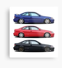 Civic Si and Friends Metal Print