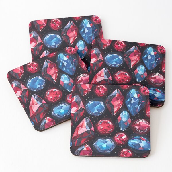 Item preview, Ruby and Sapphire Gems In The Dark designed and sold by SweetClicks123.
