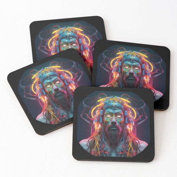 Item preview, "Analogic Savior: Futuristic Cyborg of Jesus Christ" designed and sold by Art-Vortex-fr.