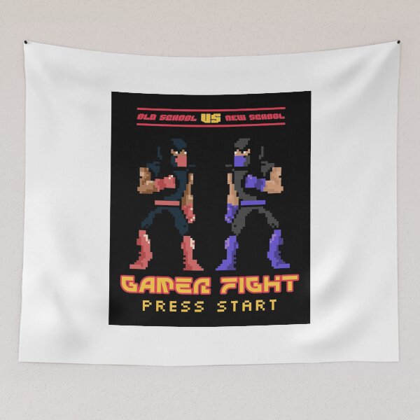 Item preview, Old School vs New School | Retro Vintage Gamer Classic Old School Pixel Gaming designed and sold by lildoodleshirts.