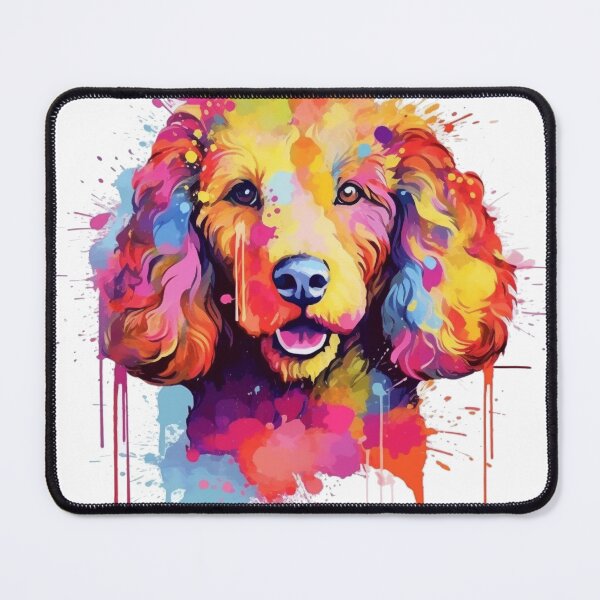 Item preview, Over the color Poodles designed and sold by LeenHaus.