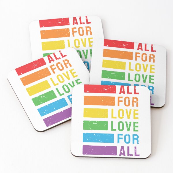 Item preview, Love for all rainbow art  designed and sold by U-mule.