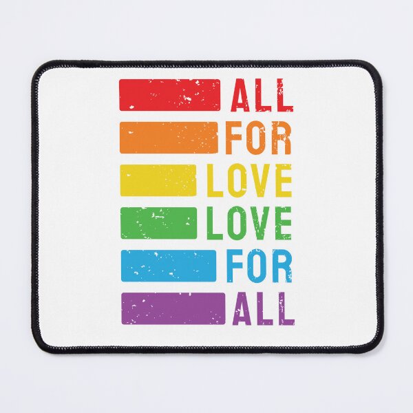 Item preview, Love for all rainbow art designed and sold by U-mule.
