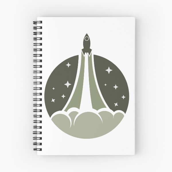 Item preview, Rocket launch in the starry night designed and sold by ClovenPavn.