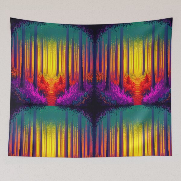 Item preview, Pixelated Forest designed and sold by MSenaArt.