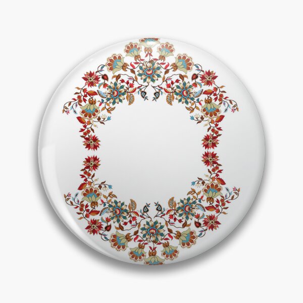Item preview, Traditional Embroidery Pattern with Beautiful Colorful Flowers designed and sold by Kai Multiverse.