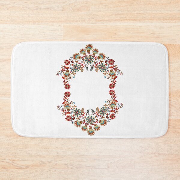 Item preview, Traditional Embroidery Pattern with Beautiful Colorful Flowers designed and sold by Kai Multiverse.