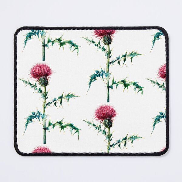 Item preview, Vintage Pink Thistle Illustration designed and sold by ToadsWorkshop.